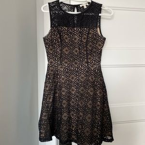 Black laced dress